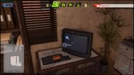 A working SEGA Master System console is available in Yagami's office for players to play games in (Image via SEGA)